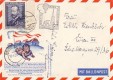 13. Ballonpost 10. 4. 1955 Wien HB-BIC Zürich Österreich Karte